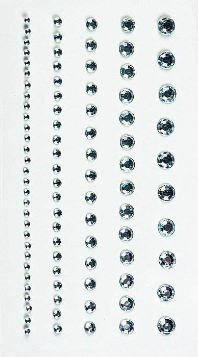 KP STICKER DECOR 7.5*16.5CM CRISTALE ROTUNDE 0.2-6MM 95 PCS 3782947 [1]