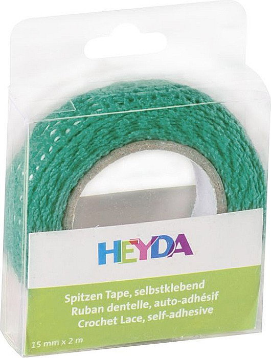 KP BANDA DECOR DANTELA AUTOADEZIVA 15MM*2M HEYDA TURQUOISE 3584556 [1]