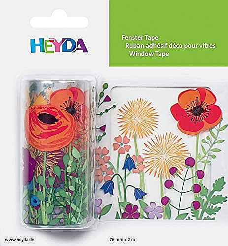 KP BANDA AUTOADEZIVA DECORATIVA FEREASTRA 200*7.5CM FLORI DE CAMP 3584477 [1]