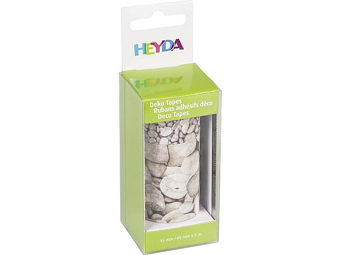 KP BANDA DECOR HARTIE 2 ROLE 5M*1.5CM/5M*4.5CM HEYDA PIETRICELE 3584367 [1]