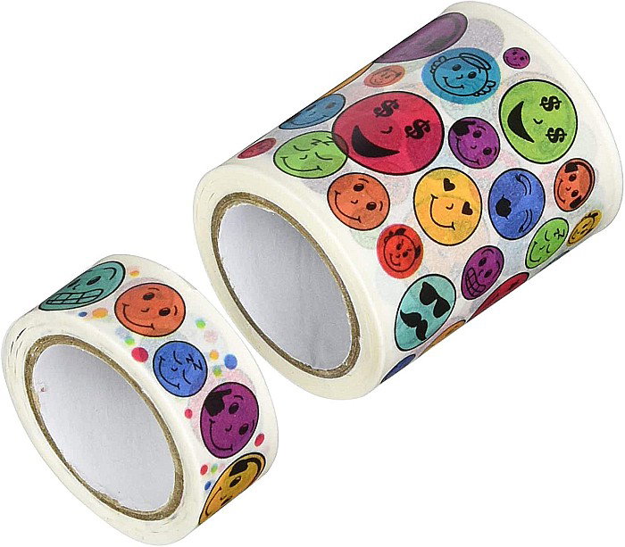 KP BANDA DECOR HARTIE 2 ROLE 5M*1.5CM/5M*4.5CM HEYDA EMOTICONS 3584359 [1]