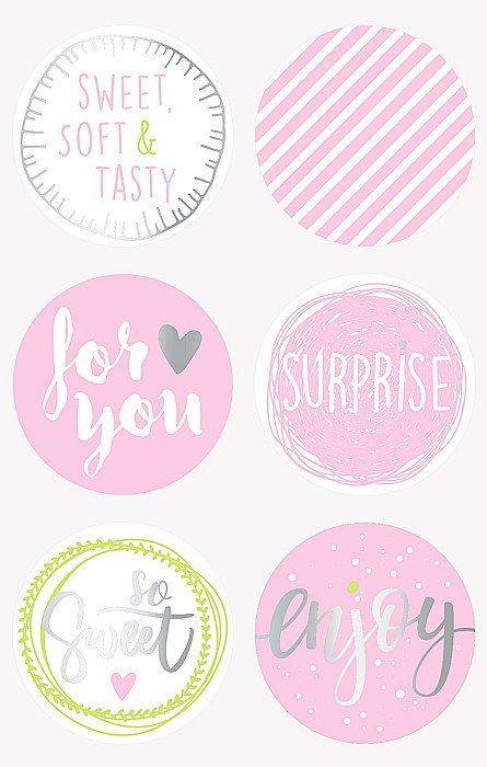 KP STICKERE SWEET ROSE 6/SET  HEYDA 3780800 [1]
