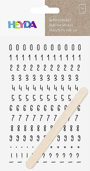 KP STICKERE TRANSFERABILE NUMBERS 10*19CM 3780908 [2]