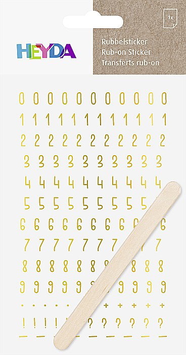 KP STICKERE TRANSFERABILE NUMERE AURII 10*19CM 3780920 [2]