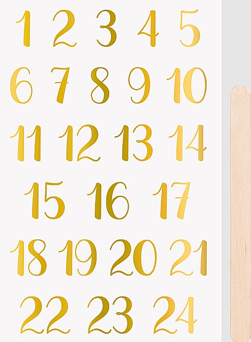 KP STICKERE TRANSFERABILE ADVENT AURIU 10*19CM 3780943 [1]