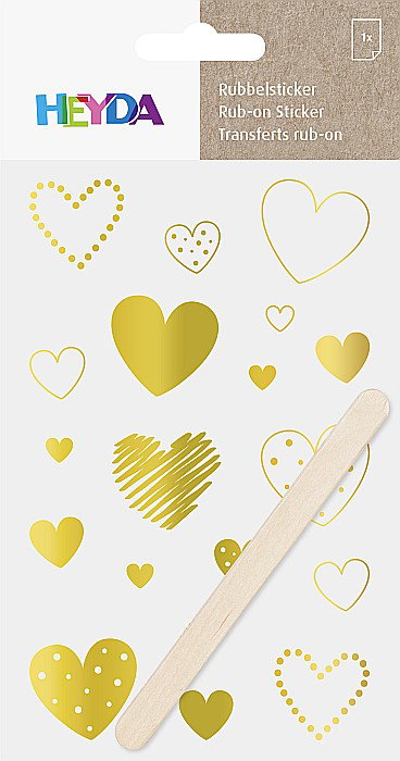 KP STICKERE TRANSFERABILE INIMI AURII 10*19CM HEYDA 3780960 [2]