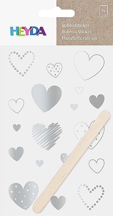KP STICKERE TRANSFERABILE INIMI ARGINTII 10*19CM HEYDA 3780966 [2]