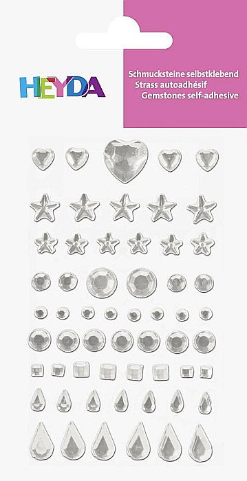 KP STICKER DECOR 7.5*14.8CM PIETRICELE ORNAMENTALE CRISTAL 58 PCS 4883340 [1]
