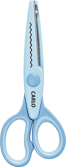 KP FOARFECA CREATIVA ZIG-ZAG CARLO ALBASTRU DESCHIS 4888001 [1]