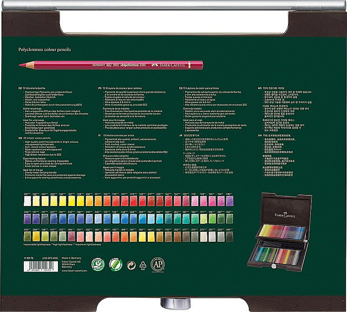 CUTIE LEMN 72 CREIOANE COLORATE POLYCHROMOS FABER-CASTELL  FC110072SD [6]