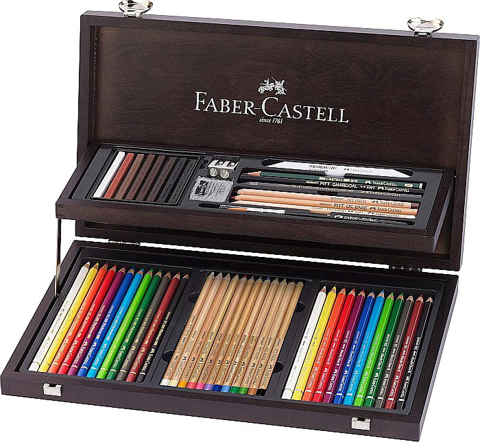 CUTIE LEMN COMPENDIUM ARTA SI GRAFICA FABER-CASTELL  FC110084SD [1]