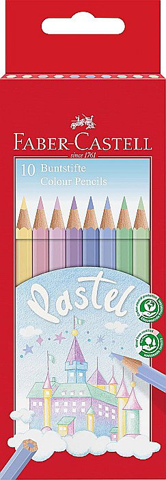 LEC CREIOANE COLORATE FABER-CASTELL PASTEL 10/SET FC111211 [1]