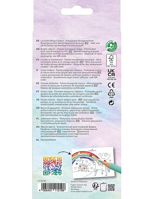 LEC CREIOANE COLORATE FABER-CASTELL UNICORN 10/SET+3 FC111219 [2]