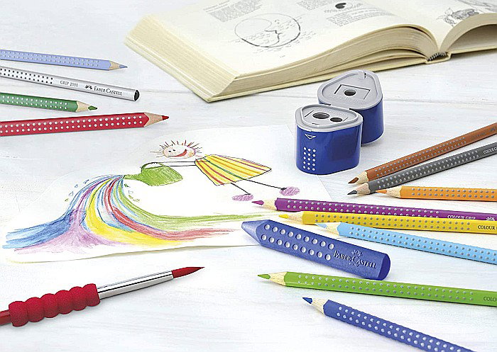 LEC CREIOANE COLORATE FABER-CASTELL GRIP 2001 12/SET FC112413 CUTIE METAL [3]