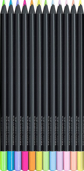 LEC CREIOANE COLORATE FABER-CASTELL BLACK EDITION NEON/PASTEL 12/SET FC116410 [2]