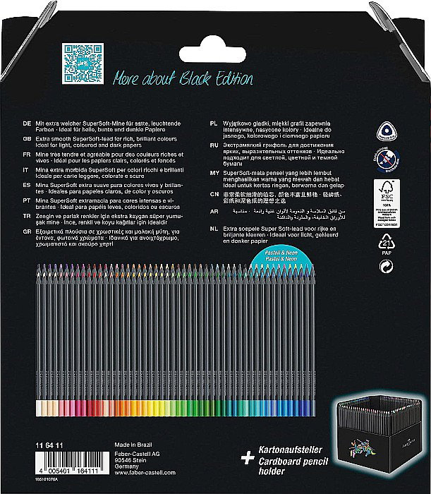 LEC CREIOANE COLORATE FABER-CASTELL BLACK EDITION 100/SET FC116411 [3]