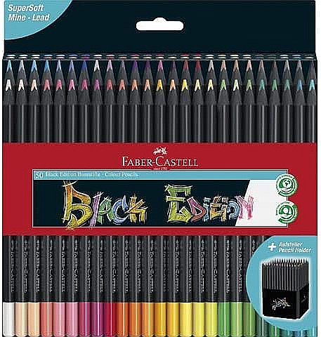 LEC CREIOANE COLORATE FABER-CASTELL BLACK EDITION 50/SET FC116450 [1]