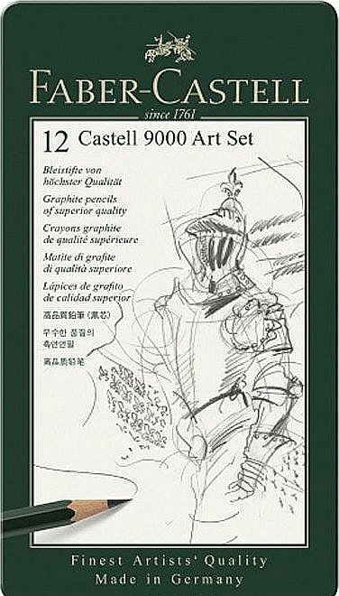 LEC CREION FABER CASTELL 9000 12/SET FC119065 CUTIE METAL [1]