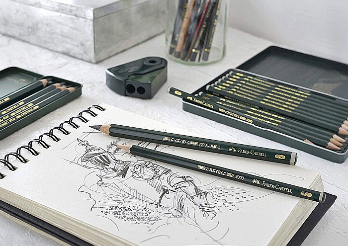 LEC CREION FABER CASTELL 9000 12/SET FC119065 CUTIE METAL [6]