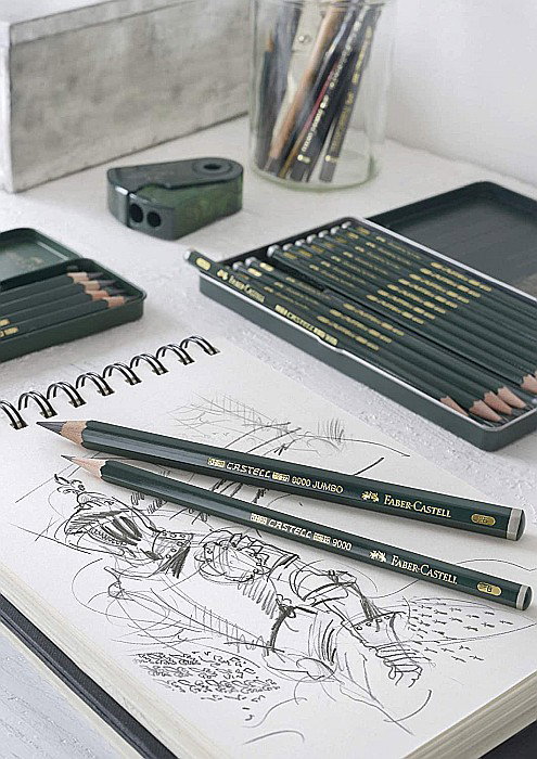 LEC CREION FABER CASTELL 9000 12/SET FC119065 CUTIE METAL [8]