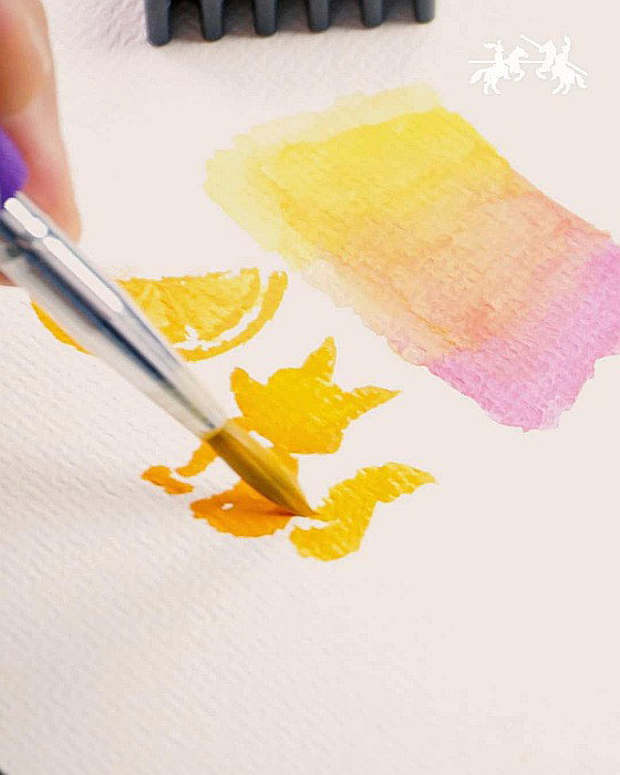 LEC ACUARELE FABER-CASTELL 12 CULORI cu PENSULA 2023 FC125018 [4]