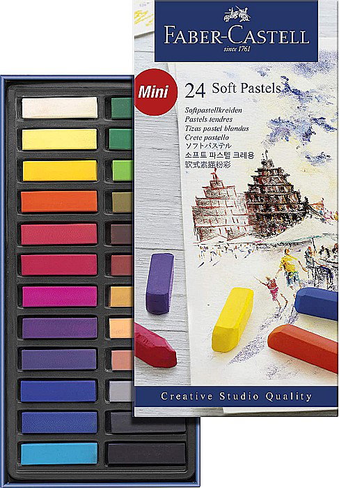 LEC PASTELURI CRETATE SOFT MINI FABER-CASTELL 24/SET FC128224 [2]