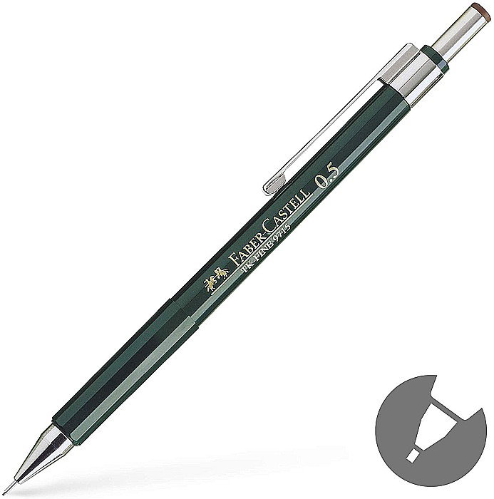 LEC CREION MECANIC FABER 9715 0.5MM VERDE FC136500 [1]