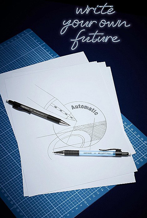 LEC CREION MECANIC FABER CASTELL 1377 0.7MM BLEU SKY FC137754 [3]
