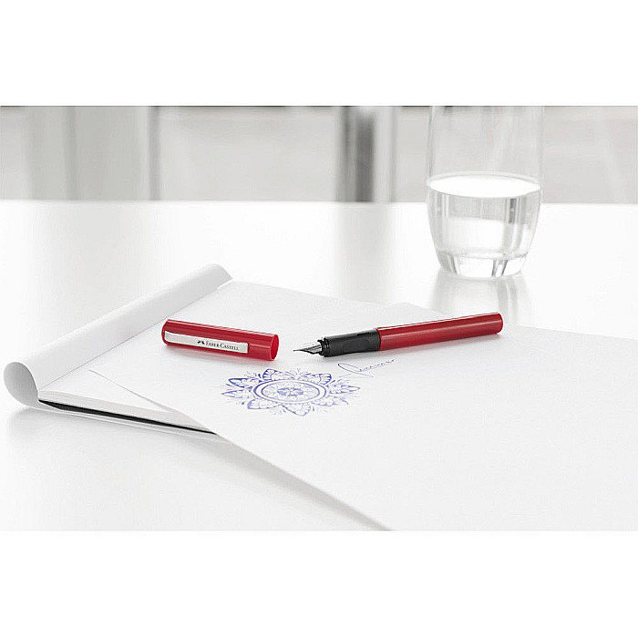 LEC STILOU SCOLAR ROSU SI 6 REZERVE FABER-CASTELL FC149812 [3]