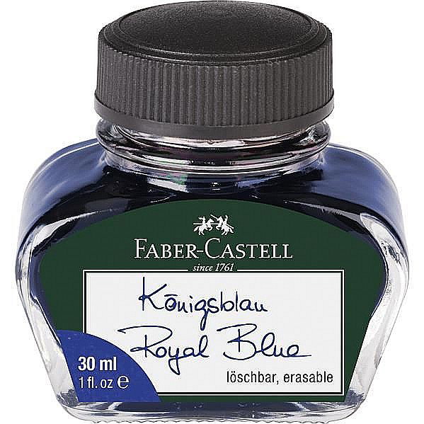 LEC CALIMARA CERNEALA FABER-CASTELL 30ML ALBASTRU FC149839 [1]
