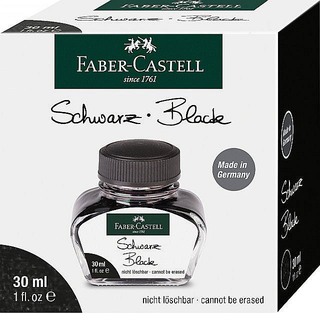 LEC CALIMARA CERNEALA FABER-CASTELL 30ML NEGRU FC149854 [2]
