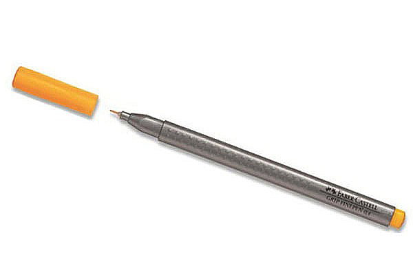 LEC FINELINER FABER-CASTELL GRIP 0.4 MM GALBEN CROM FC151606 [2]