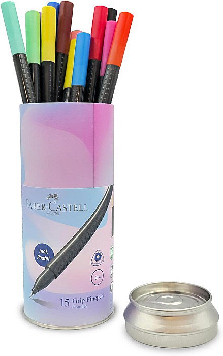 LEC FINELINER FABER -CASTELL GRIP 15/SET 0.4 MM DOZA METAL  FC151617 [3]