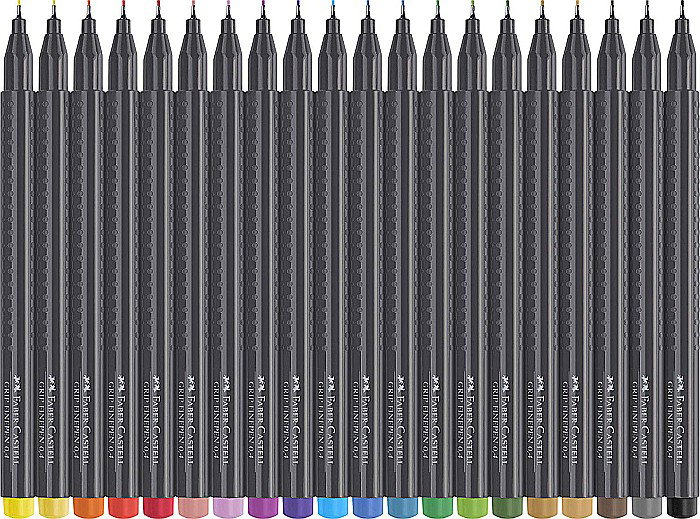 LEC FINELINER FABER-CASTELL GRIP 0.4MM 20/SET FC151620 [2]