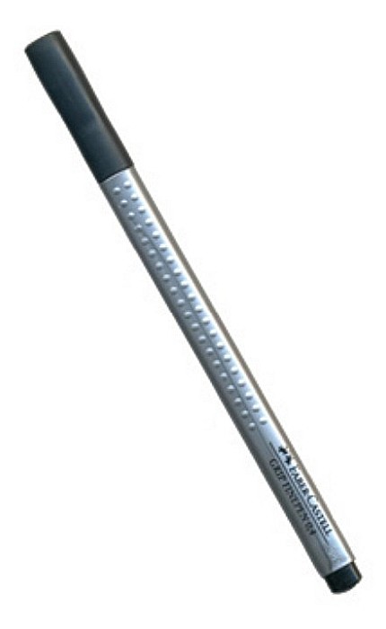 LEC FINELINER FABER-CASTELL GRIP NEGRU 0.4MM FC151699 [1]