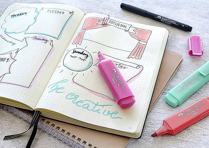 LEC TEXTMARKER FABER 4/SET FC154610 PASTEL [6]