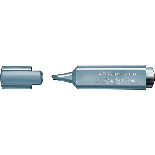 LEC TEXTMARKER FABER-CASTELL ALBASTRU METALIC FC154647 [1]