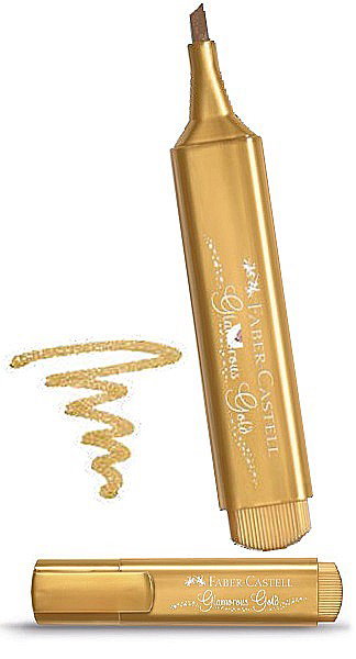 LEC TEXTMARKER FABER FC154650 GLAMOROUS GOLD METALIC [1]