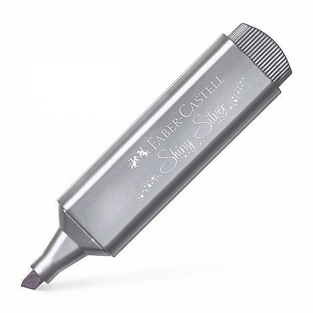 LEC TEXTMARKER FABER FC154661 SHINY SILVER METALIC [2]