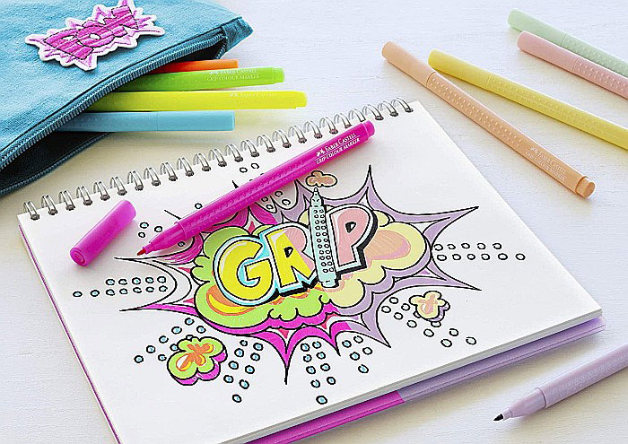 LEC CARIOCI FABER-CASTELL GRIP PASTEL SI NEON 10/SET FC155312 [4]