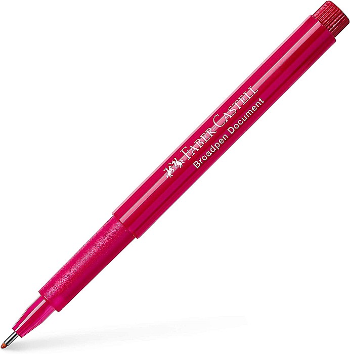 LEC FINELINER BROADPEN ROSU 0.8MM FABER-CASTELL FC155421 [1]