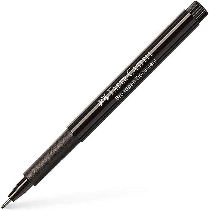 LEC FINELINER BROADPEN NEGRU 0.8MM FABER-CASTEL FC155499 [1]