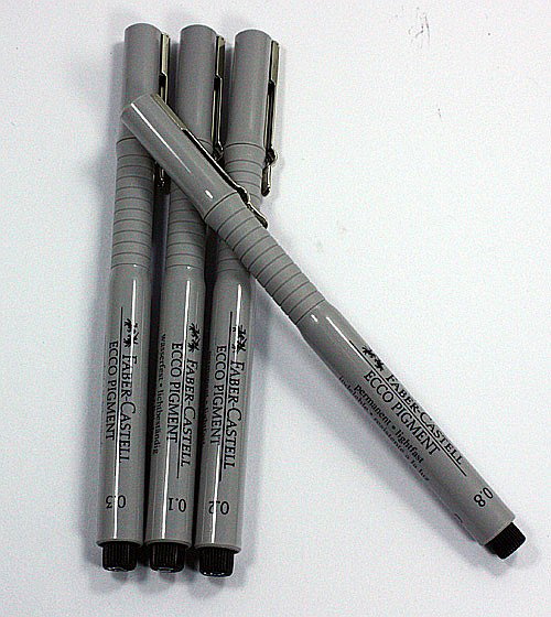 LEC ECCO PIGMENT FABER FC166299 0.2MM NEGRU [1]