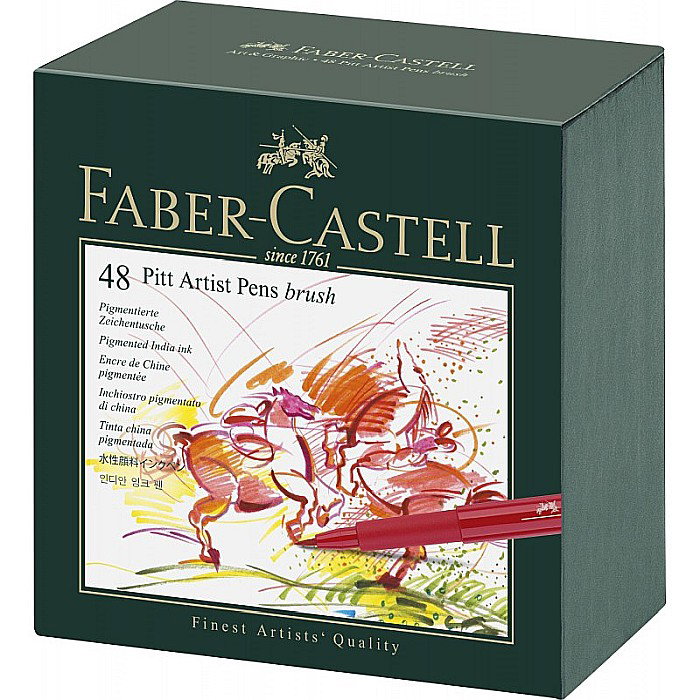 PITT ARTIST PEN CUTIE STUDIO 48 BUCATI FABER-CASTELL FC167148SD [1]