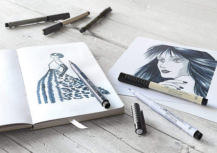 CUTIE LEMN 90 BUCATI PITT ARTIST PEN FABER-CASTELL  FC167400SD [3]