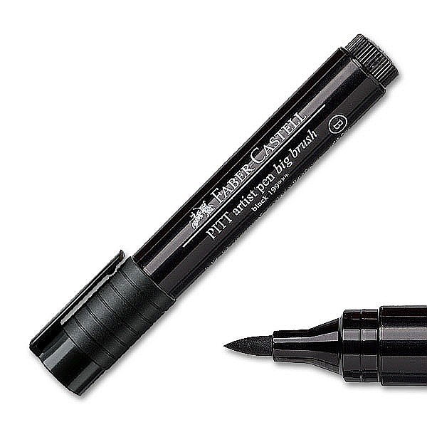 LEC PITT ARTIST PEN BIG BRUSH NEGRU FABER CASTELL FC167699 [1]