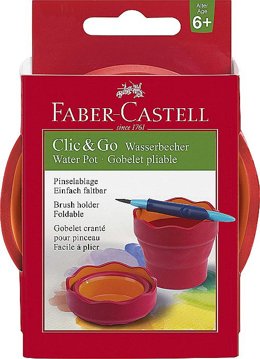 LEC PAHAR PICTURA FABER-CASTELL CLICK&GO ROSU FC181517 [1]