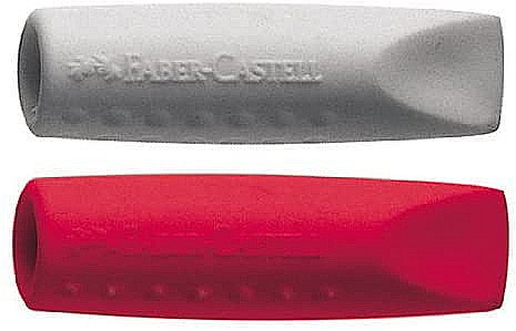 LEC RADIERA FABER-CASTELL GRIP 2001 2/SET FC187001 ROSIE/ALBASTRA [2]