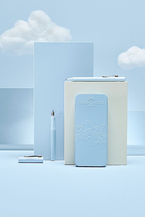 SET FABER-CASTELL STILOU  M + PIX GRIP 2010 FC201524 BLUE SKY [3]