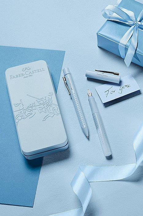 SET FABER-CASTELL STILOU  M + PIX GRIP 2010 FC201524 BLUE SKY [4]